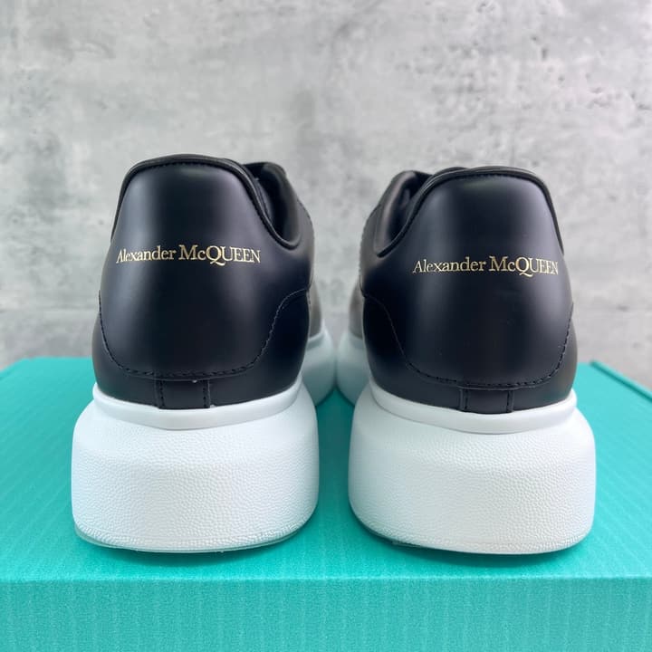 Alexander McQueen Oversized Platform Sneakers in All White Textured