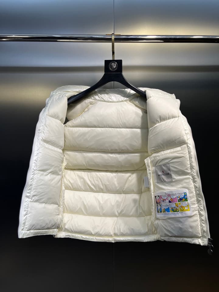 Moncler Classic Hooded Down Vest in Black
