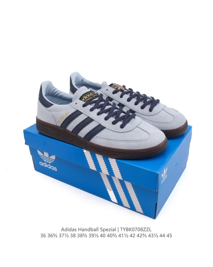 Adidas Handball Spezial Low-Top Retro Sneakers in Dusty Pink Suede