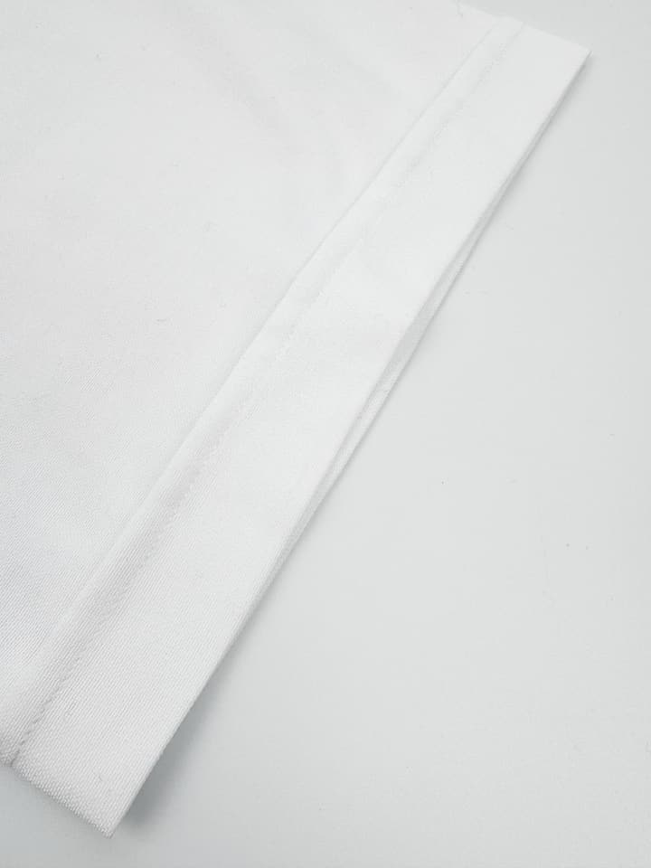 Ami Paris Heart Embroidered Boxy Oxford Shirt in White With Red Heart