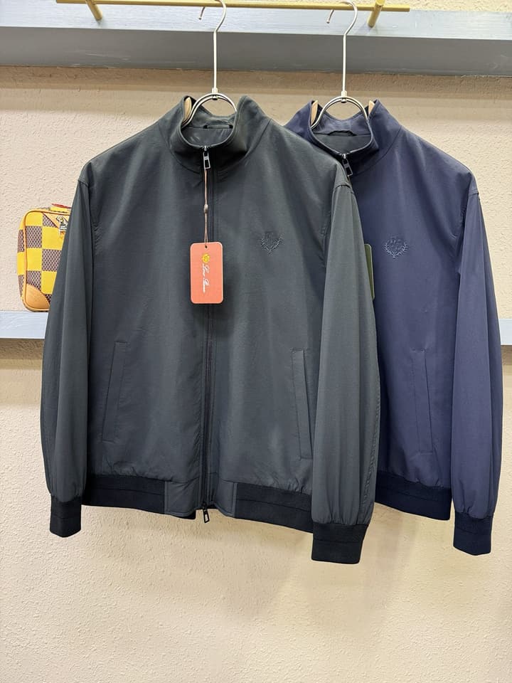 Loro Piana 2025 FW Imported Fabric Jacket – 2025FW in Dark Blue Jacket