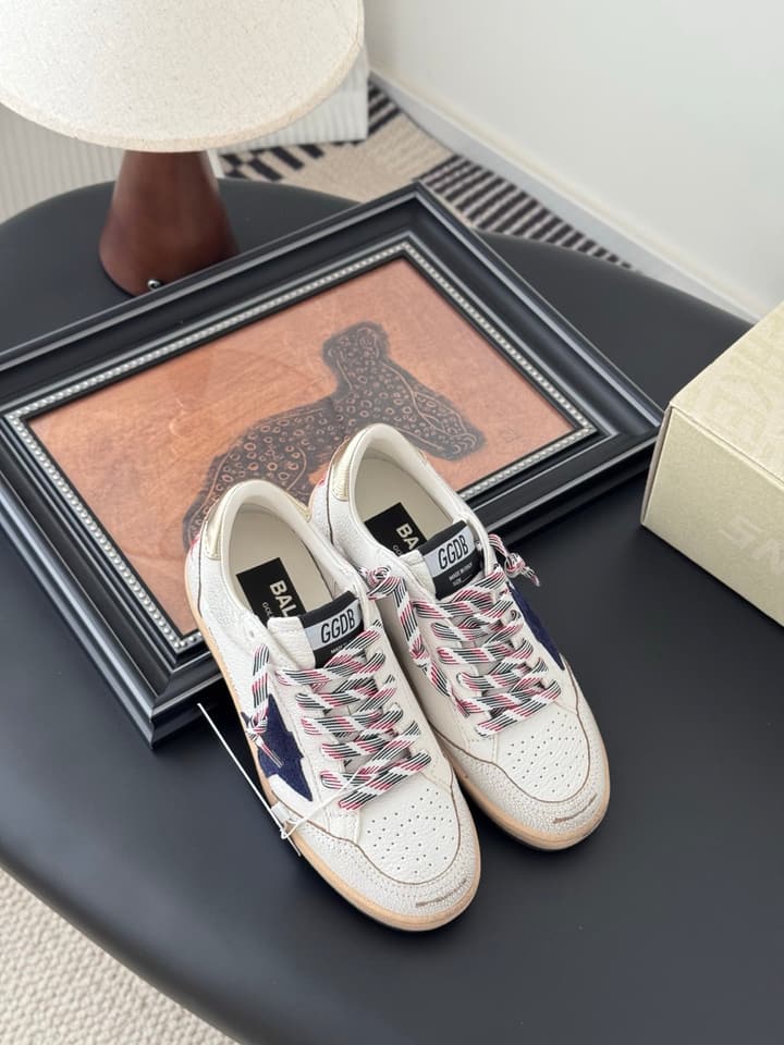 Golden Goose Distressed Graffiti Sneakers