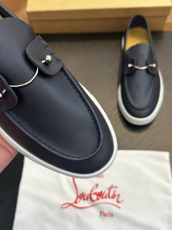 Christian Louboutin Men's Casual Sneakers in All White