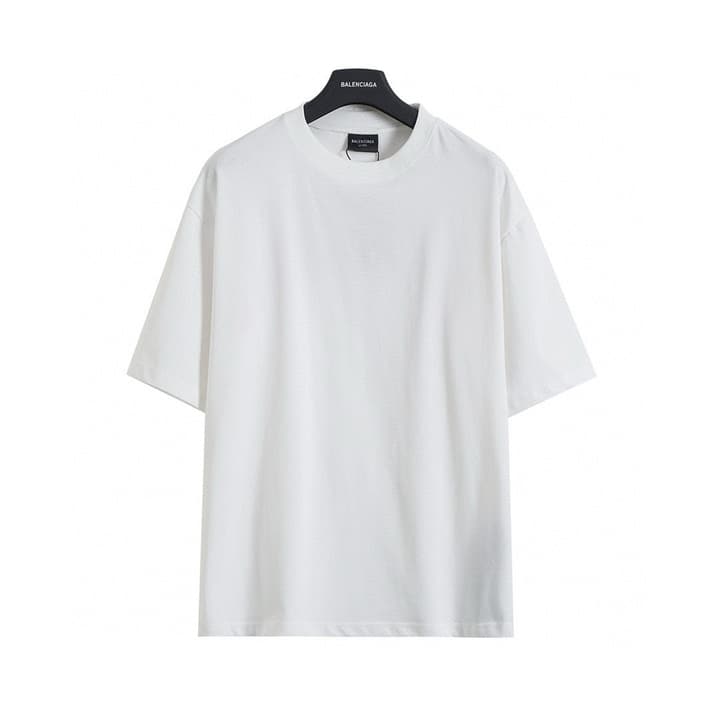 Balenciaga Back Letter Sketch Print T-Shirt – 26SS in Classic Black