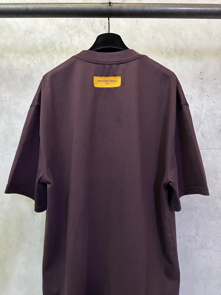 Louis Vuitton Pearl Logo Crewneck T-Shirt – 25SS in Black