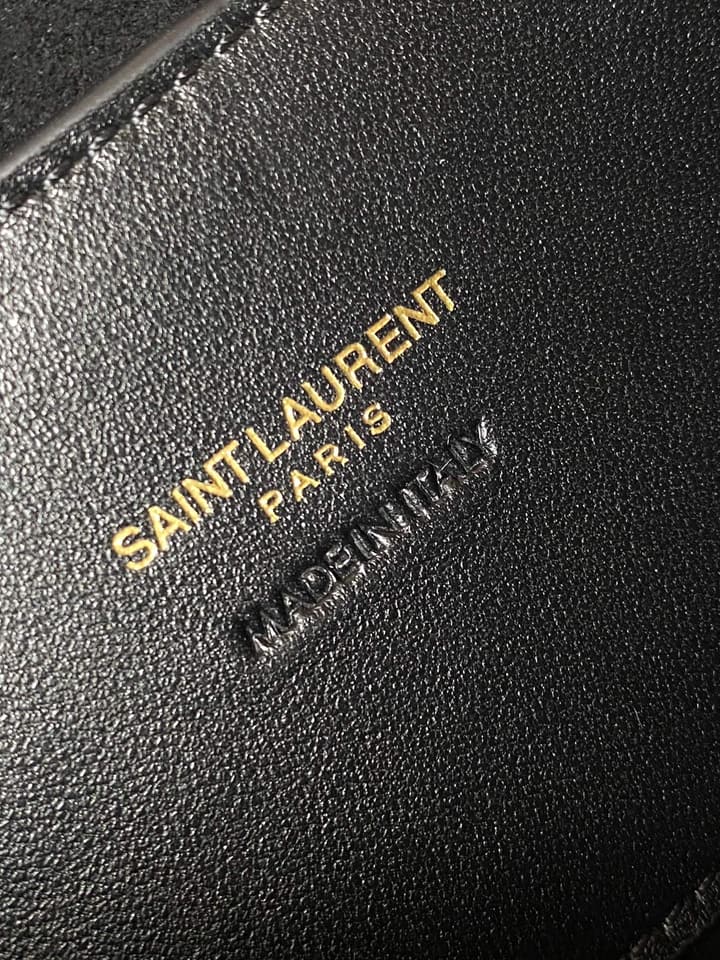 Saint Laurent Solferino Shoulder Bag in Black