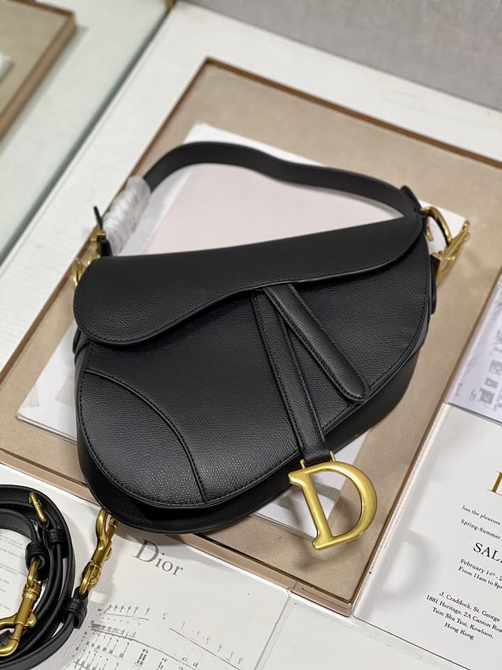 Dior Classic Saddle Bag in Apricot