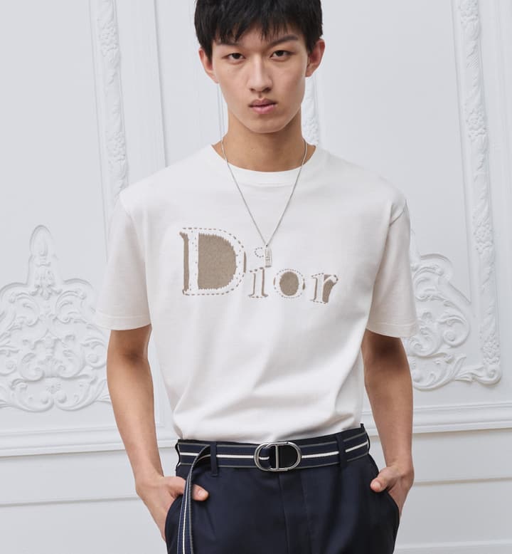 Dior Reverse Embroidered Loose Fit T-Shirt – Summer Collection 2026 in Black