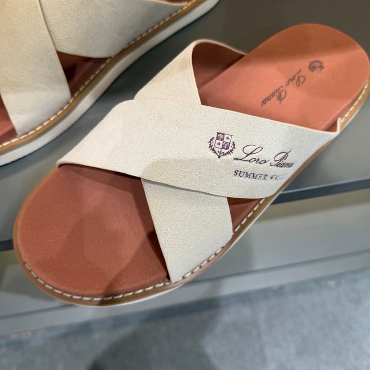Loro Piana Summer Walk Crisscross Mules