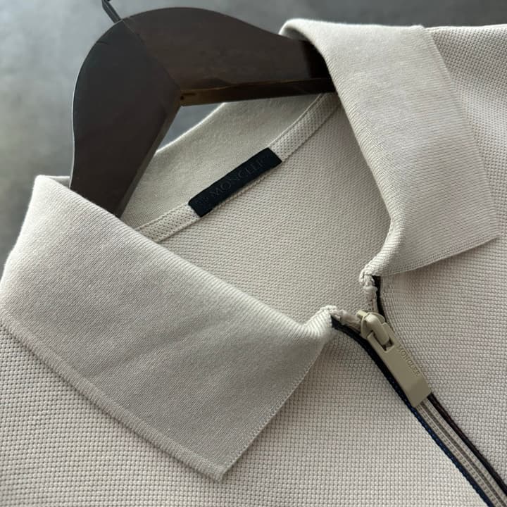 Moncler Classic Logo Polo Shirt – 2026SS in Apricot