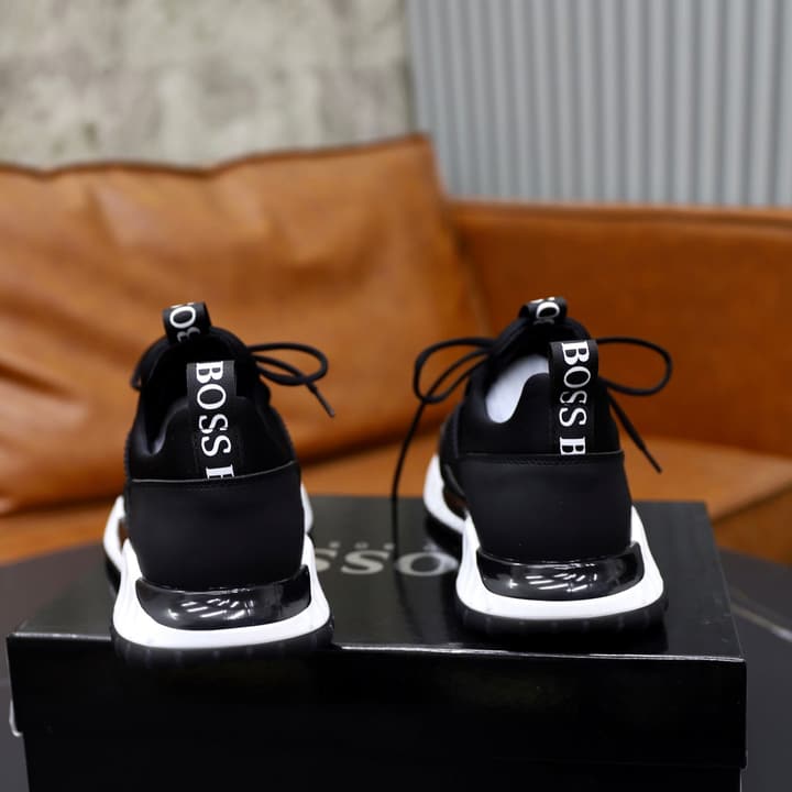Boss Men's Knit Sport Sneakers