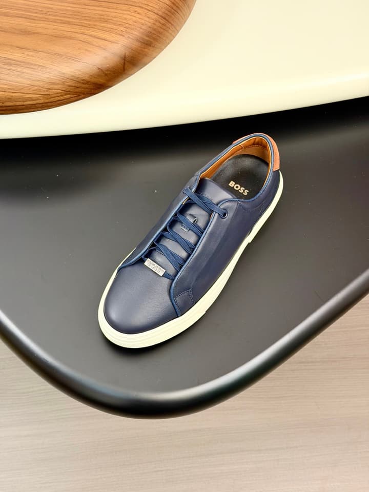 Boss Men's Casual Leather Sneakers