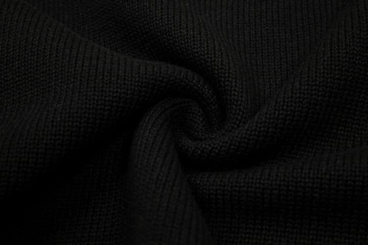 Ami Paris Classic Heart Embroidered Crewneck Sweater in Black
