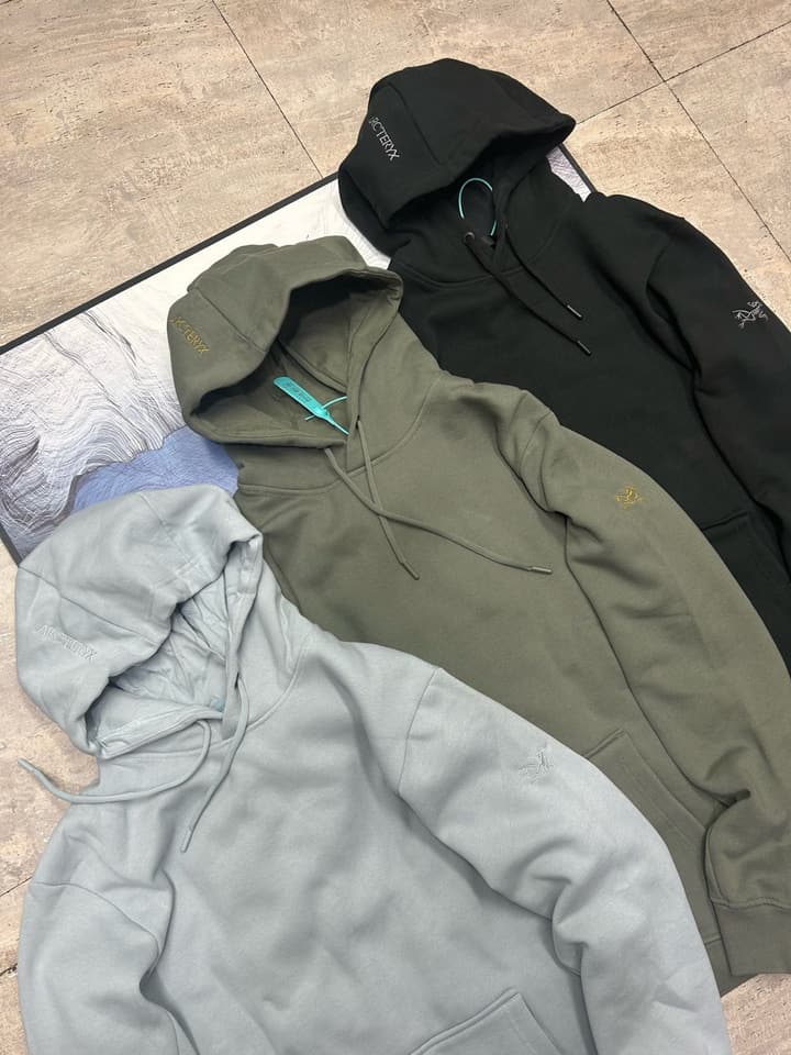 Arc'teryx Emblem Fleece Hoodie in Classic Black