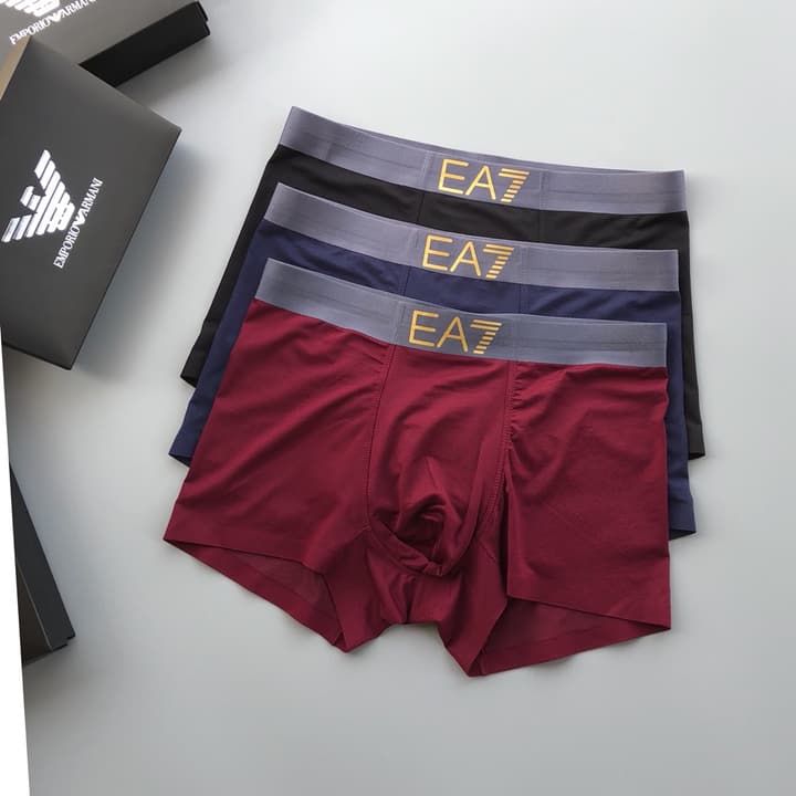 Armani EA7 Classic Seamless Men's Underwear – 3-Pack