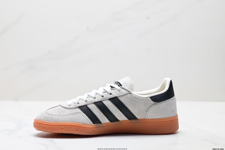 Adidas Handball Spezial Retro Suede Sneakers in Burgundy White Stripes