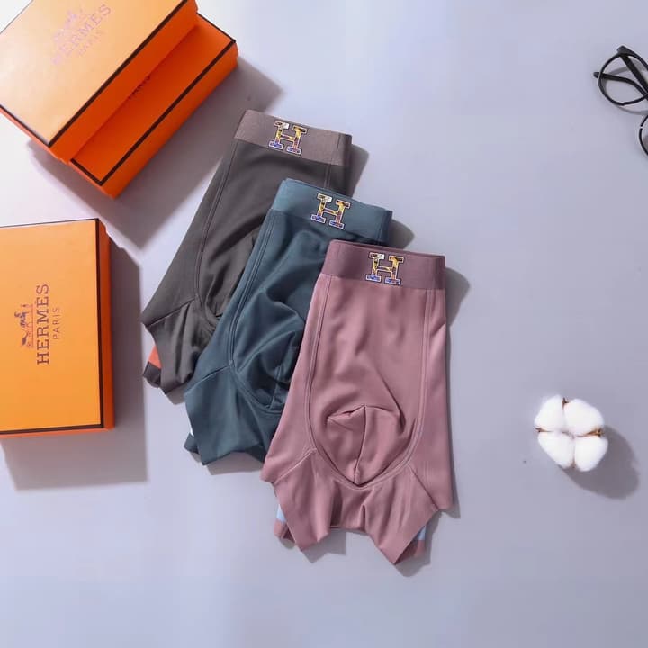 Hermès Men's Seamless Modal Underwear Set