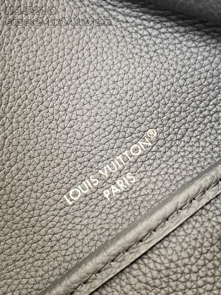 Louis Vuitton Neverfull Bandoulière Inside Out BB Handbag in Black Monogram With White Graphic