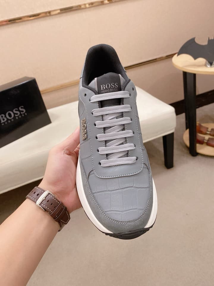 Boss Latest Casual Men's Sneakers in Dark Gray