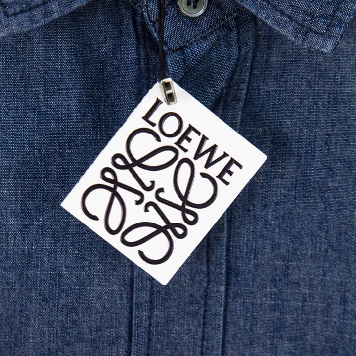 Loewe Double-Sided Denim Embroidered Shirt