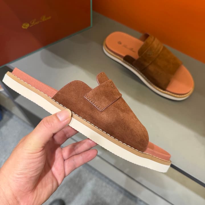 Loro Piana Summer Walk Crisscross Mules