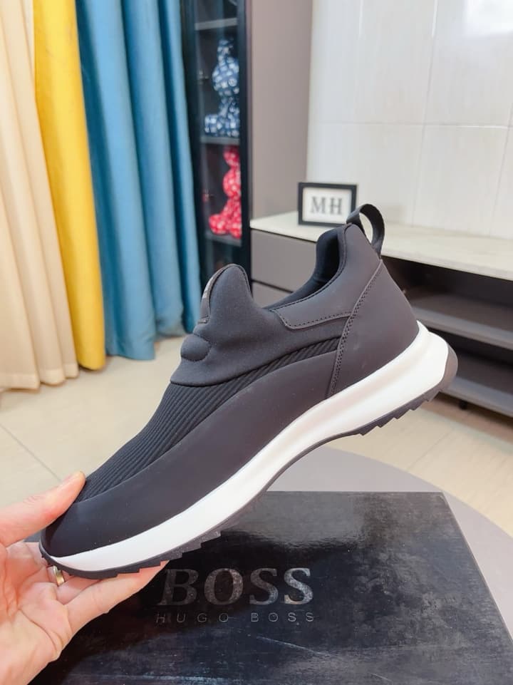 Boss Classic Suede and Waterproof Casual Sneakers