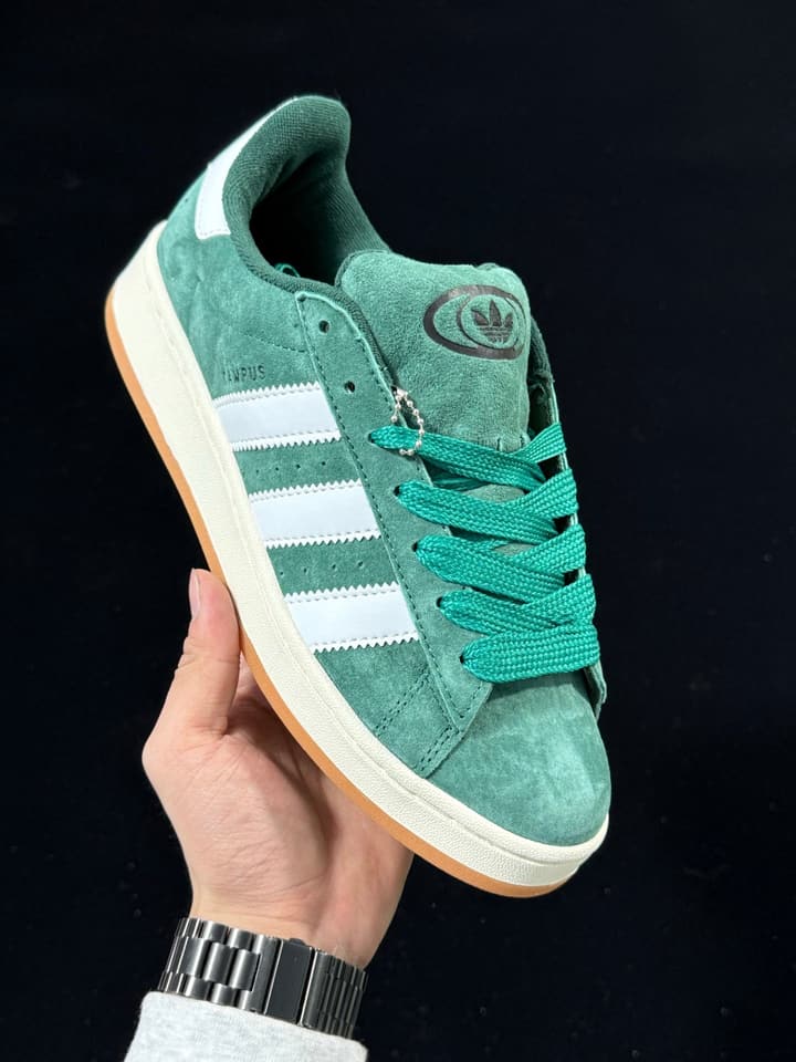 Adidas Originals Campus 00s Low-Top Sneakers in Black & White