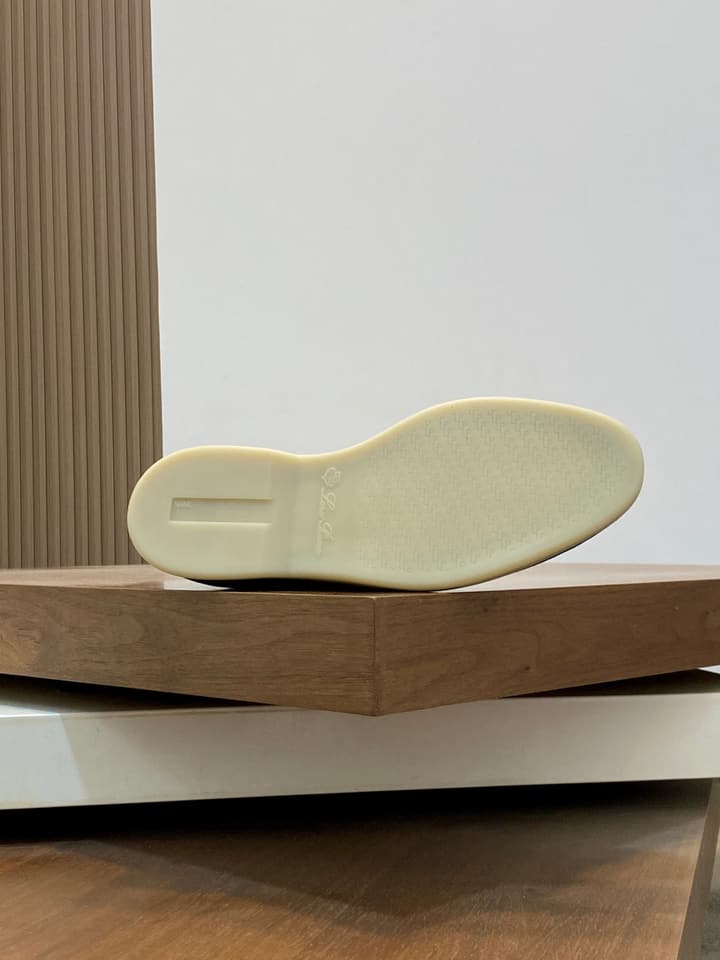 Loro Piana Suede Leather Slip-On Loafers in Camel Tan Suede