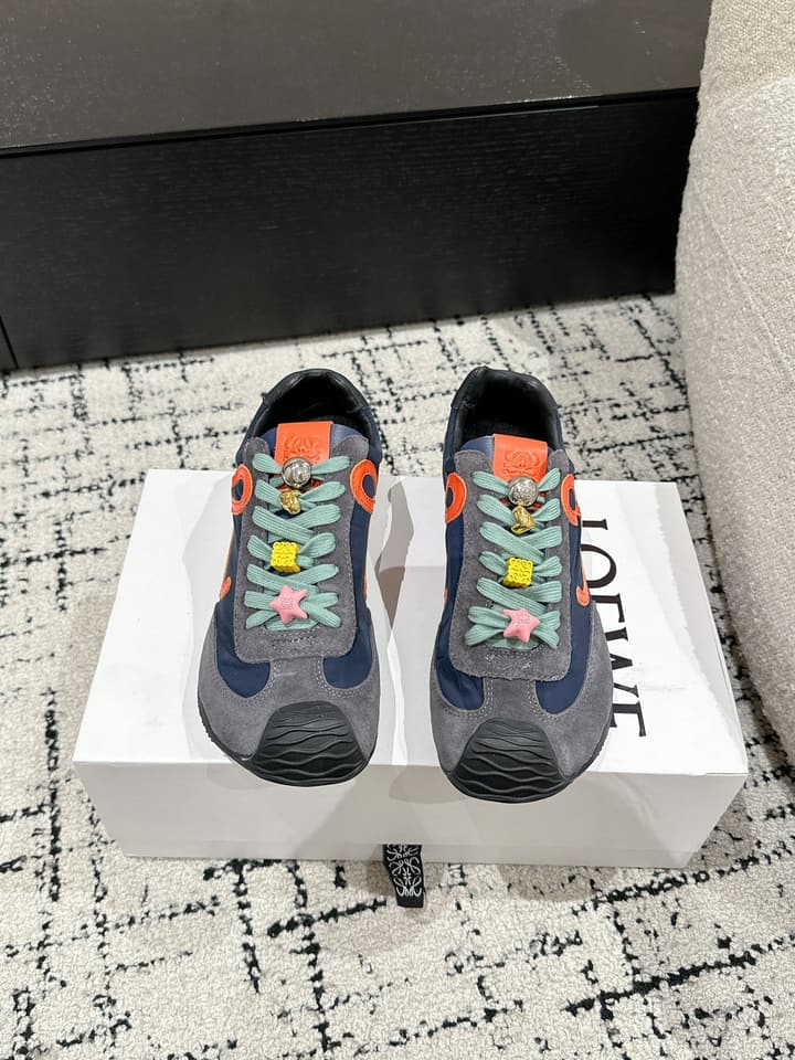 Loewe Ballet Runner 2.0 Unisex Sneakers – 2025 Collection in White And Light Blue