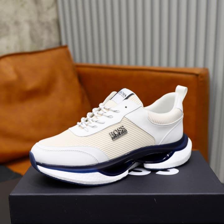 Boss 2024 Knit Sneakers – New Collection in Black Knit