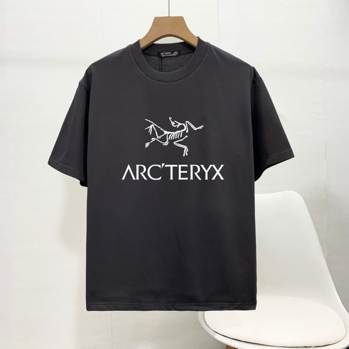 Arc'teryx Premium Cotton Round Neck T-Shirt – Spring/Summer Collection in Black