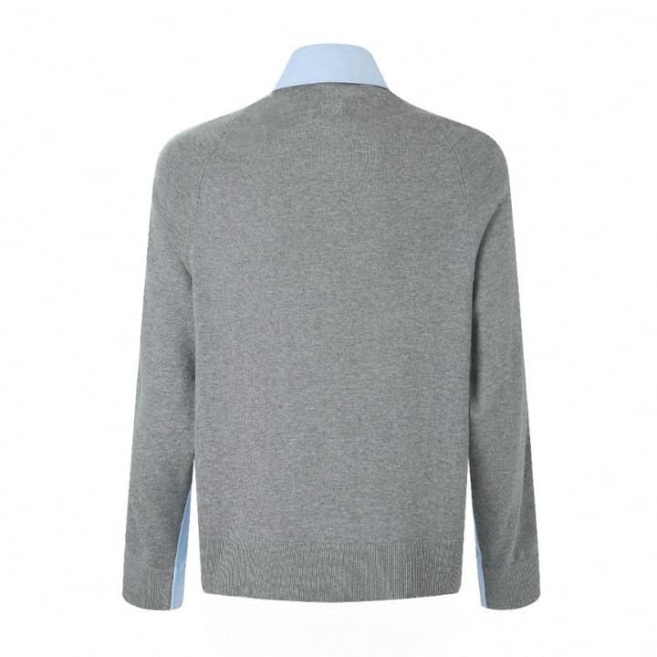 Loewe Knit Patchwork Long-Sleeve Shirt in Blue