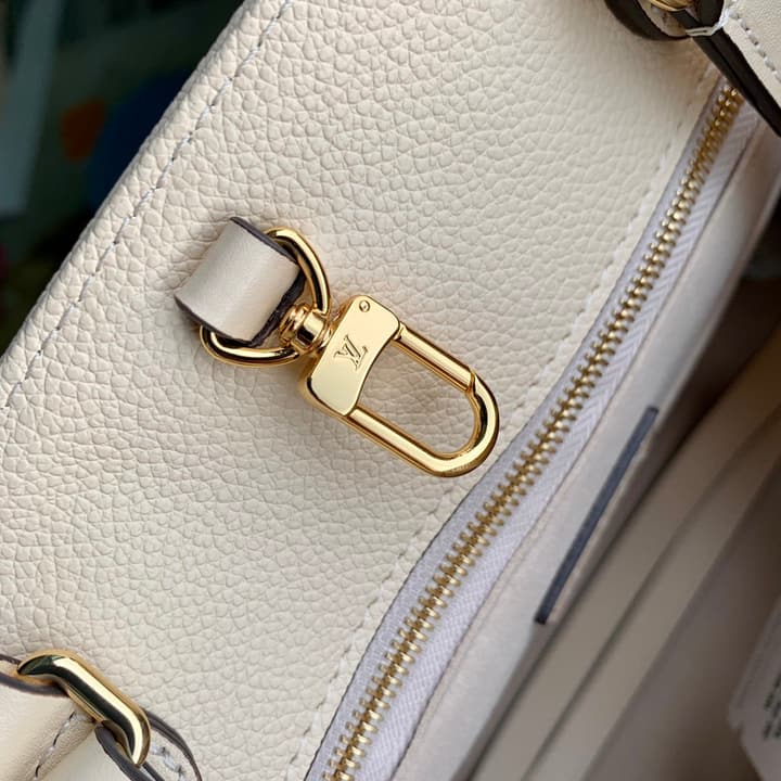 Louis Vuitton OnTheGo Medium Monogram Empreinte Tote in Cream Monogram Empreinte