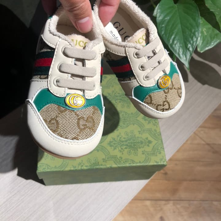 Gucci Kids' Footwear – Kids Collection in Green/red Web Stripe