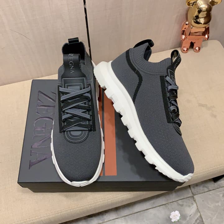 Zegna Latest Casual Sneakers in Black