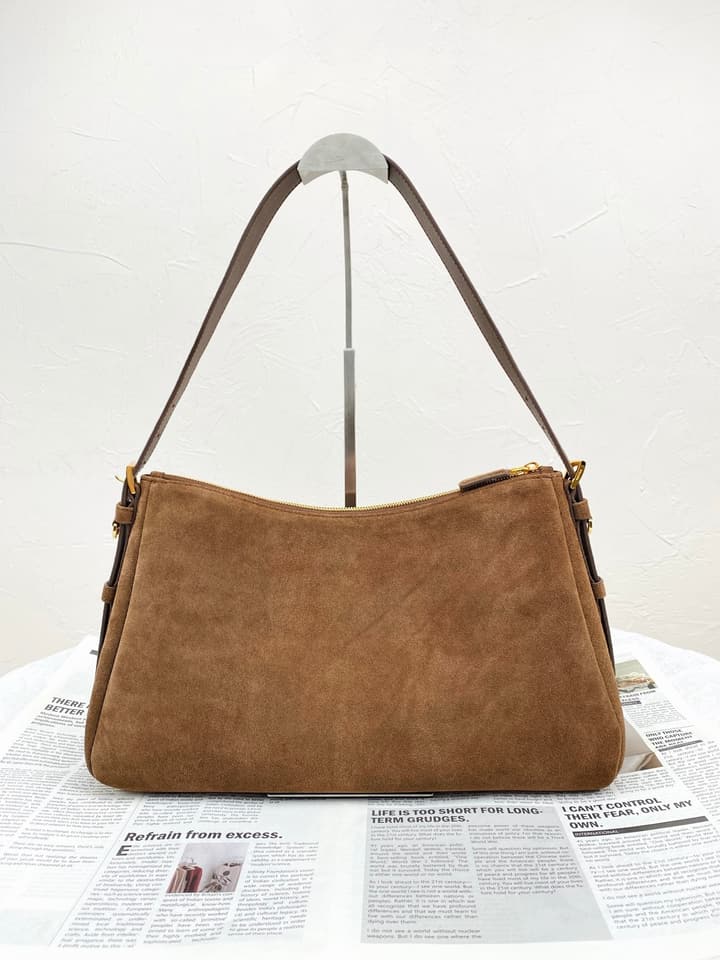 Prada Suede Shoulder Bag