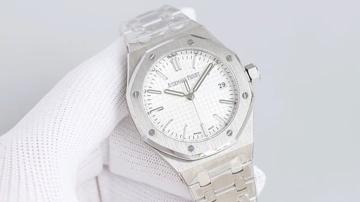 Audemars Piguet Royal Oak 50th Anniversary 15550ST Watch in Diamond