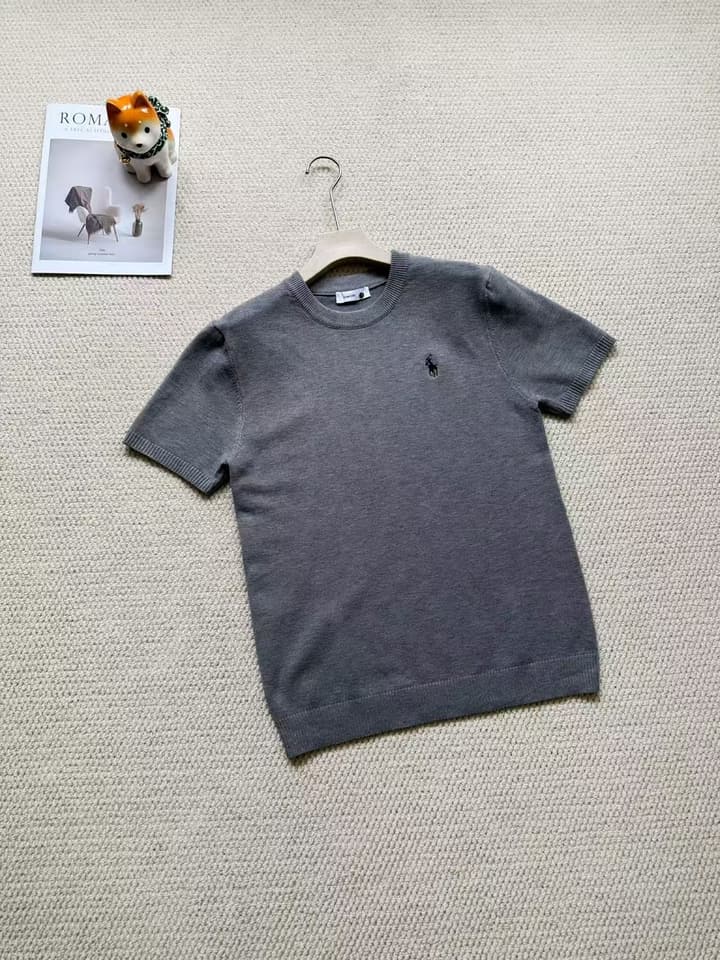 Ralph Lauren Classic Solid Crewneck Knit Sweater in Black
