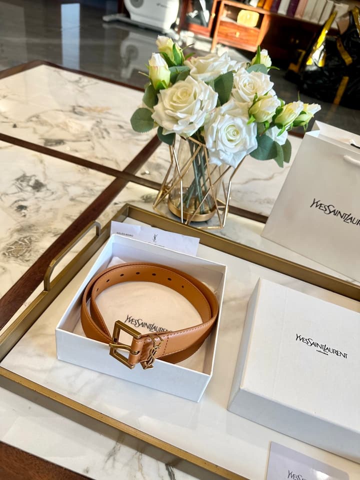 Saint Laurent Classic Leather Belt – 3.0cm