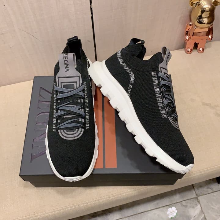 Zegna Latest Casual Sneakers in Black