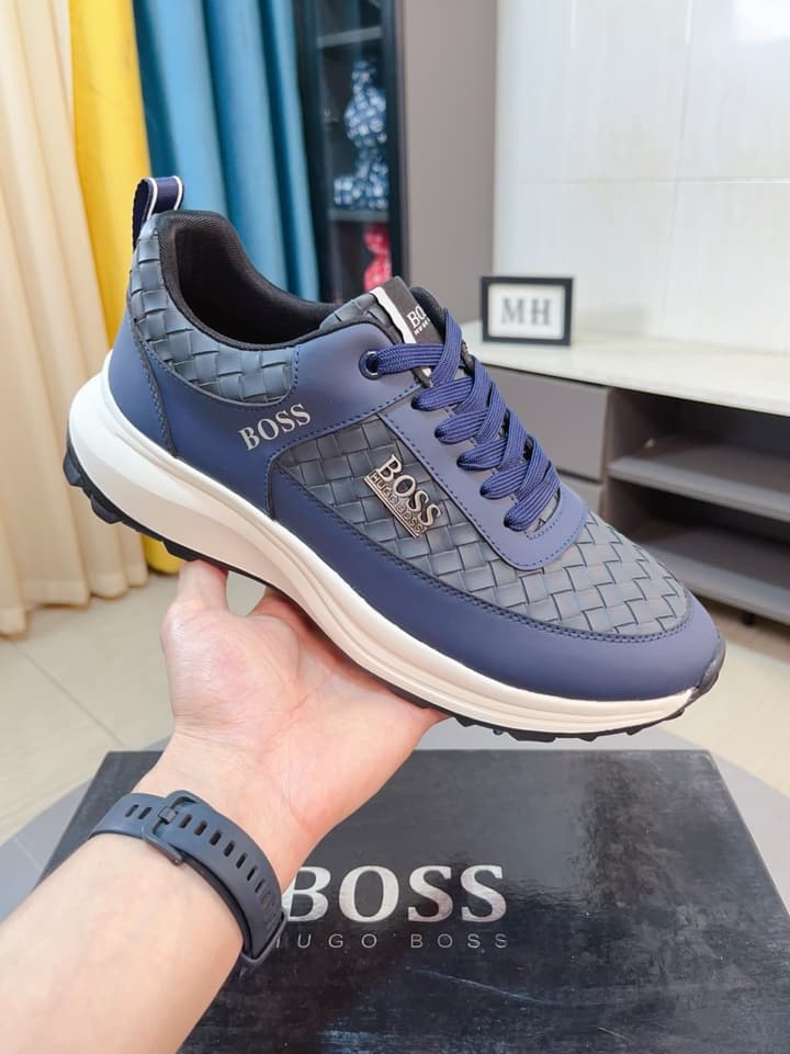 Boss Classic Suede and Waterproof Casual Sneakers