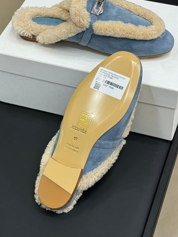Hermès H Kelly Classic Mule Slippers – 24FW