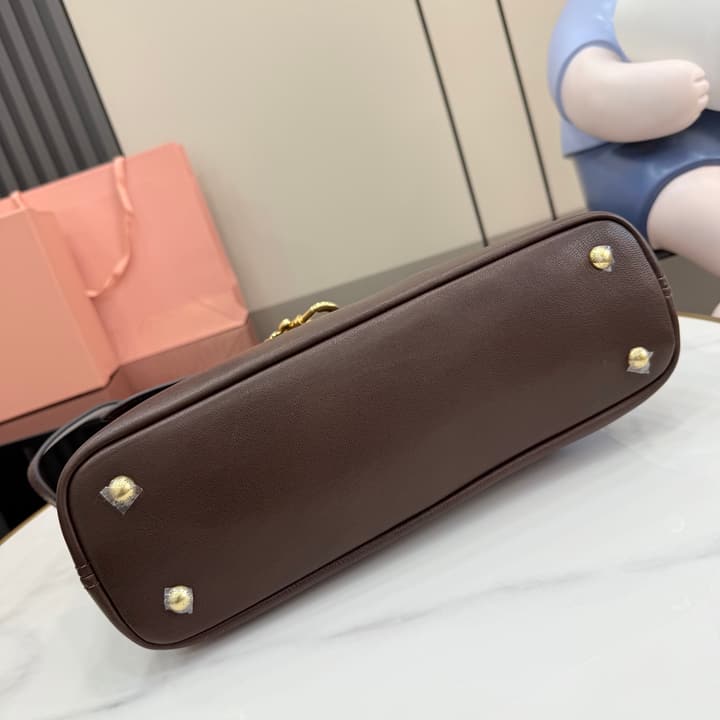 Miu Miu Aventure Naa Leather Handbag