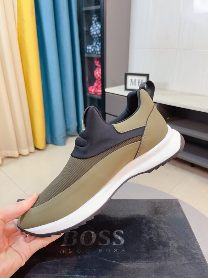 Boss Classic Suede and Waterproof Casual Sneakers