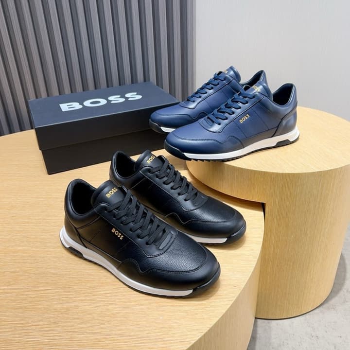 Boss Classic Driving Shoes in Black