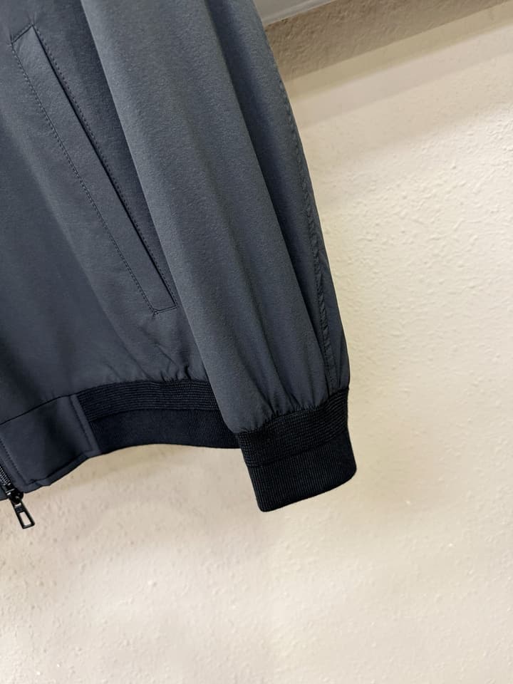 Loro Piana 2025 FW Imported Fabric Jacket – 2025FW in Dark Blue Jacket