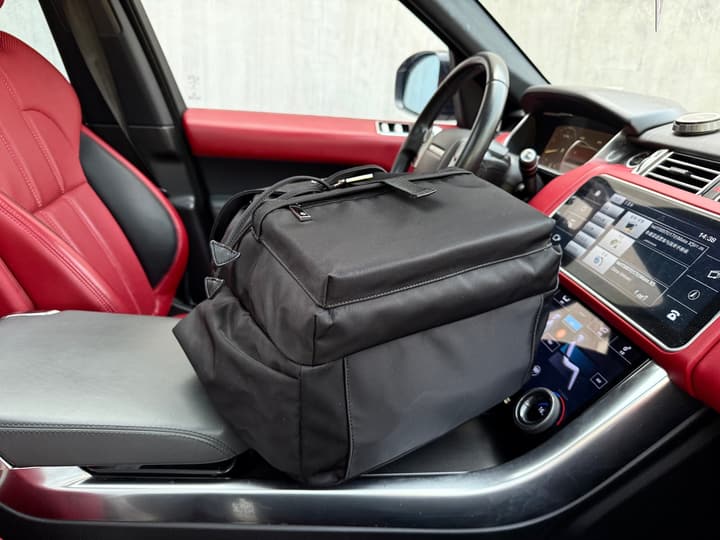 RIMOWA Never Still Canvas Backpack in Black