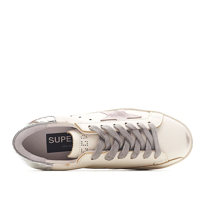 Golden Goose Super Star Sneakers – 2023 Collection in Bright Metallic Outline Star
