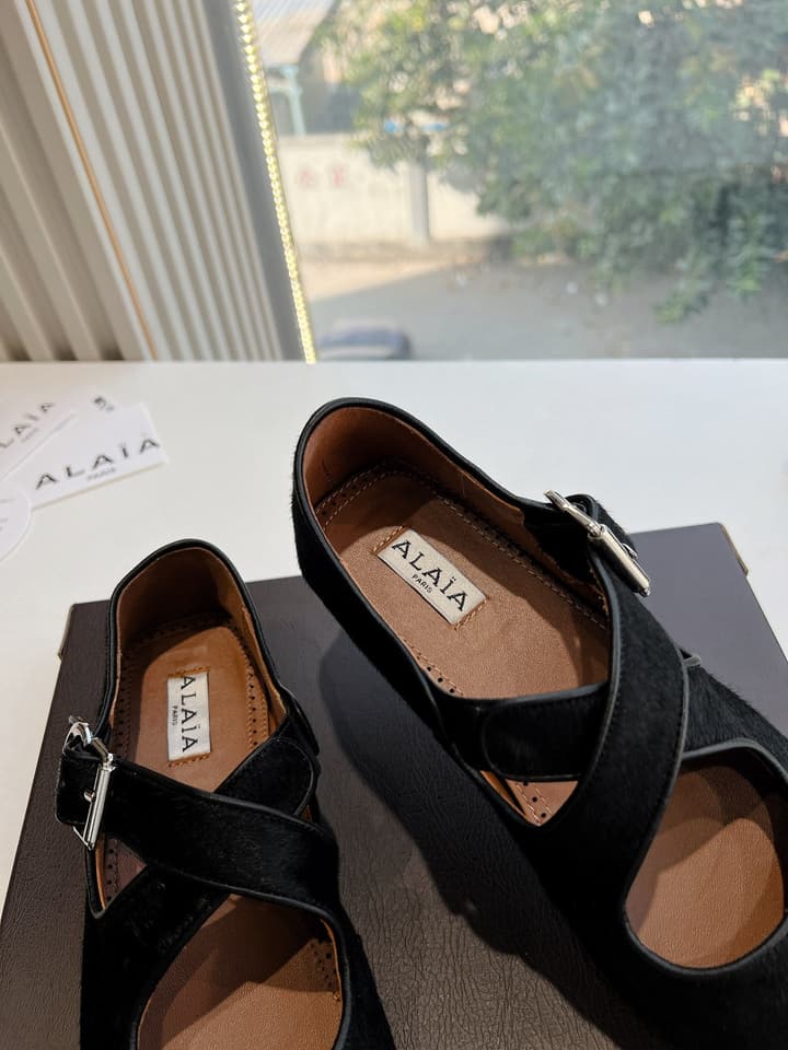 Alaïa French Fairy Ballet Flats – 2025 SS