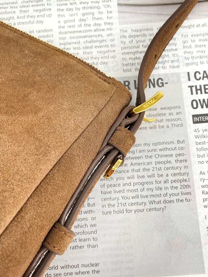 Prada Suede Shoulder Bag
